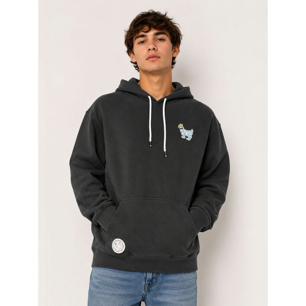 GOAT USA Black Hoodie Size Large Graphic Streetwear Sweatshirt Men's Unisex